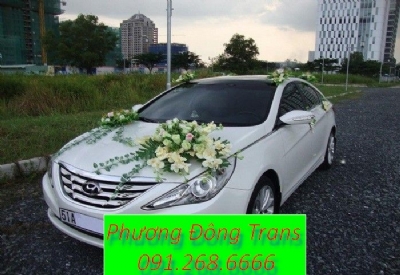 Thuê xe cưới hyundai sonata màu trắng giá rẻ tại tràng thi quận hoàn kiếm hà nội - 0912686666